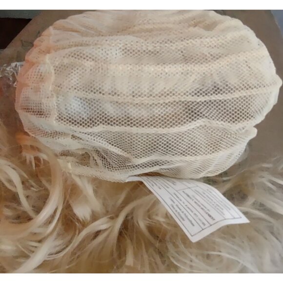 Wig Blonde Mullet Synthetic Hair Halloween costume small medium unisex - Picture 9 of 11